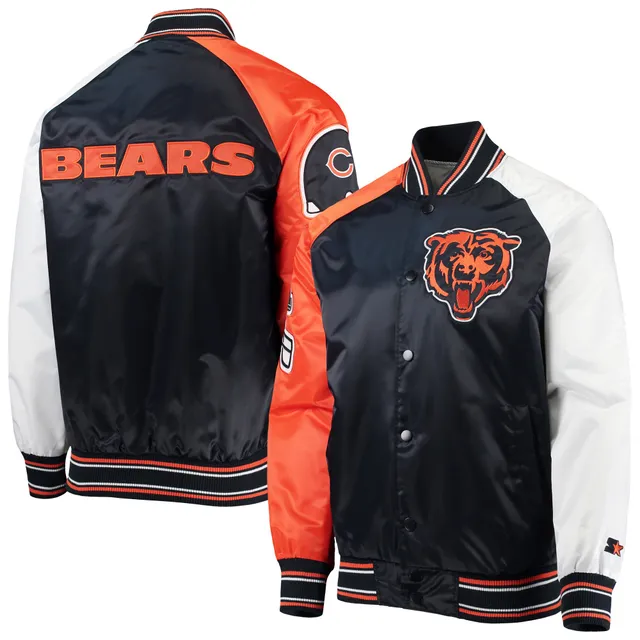 Lids Chicago Bears Starter The Pick and Roll Full-Snap Jacket - Navy