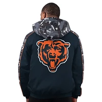 Veste zippée complète pour homme Chicago Bears Thursday Night Gridiron Starter Navy