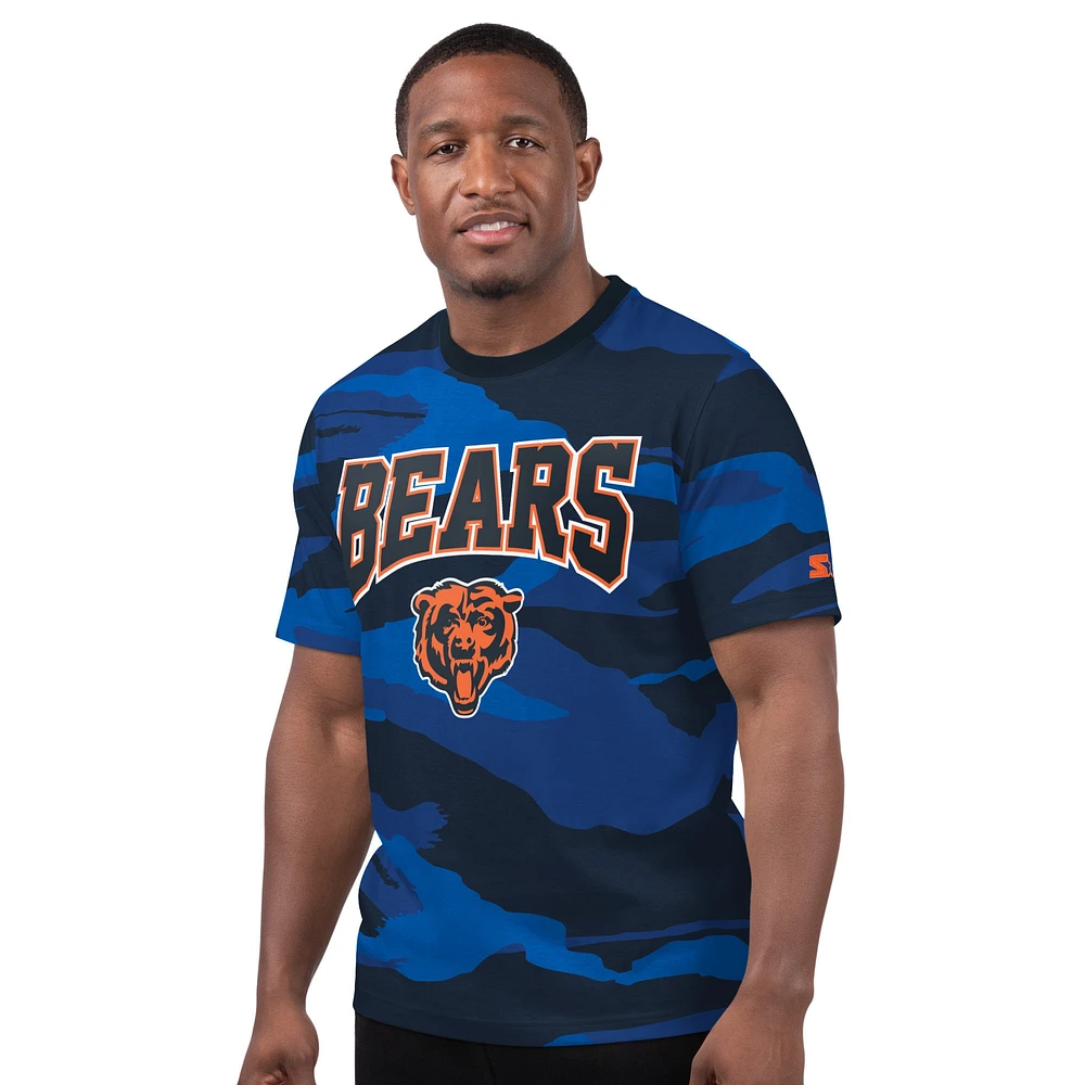 Men's Starter Royal Chicago Bears Thursday Night Gridiron T-Shirt