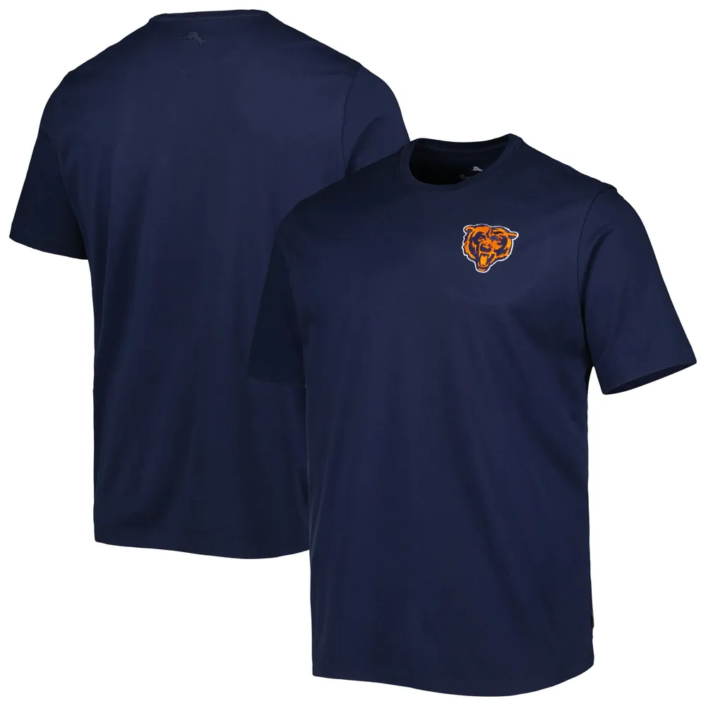 T-shirt Tommy Bahama bleu marine Chicago Bears Bali Skyline pour homme