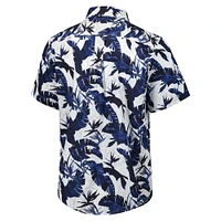 Men's Tommy Bahama Navy Chicago Bears Sunnyvale Blooms Camp Button-Up Shirt
