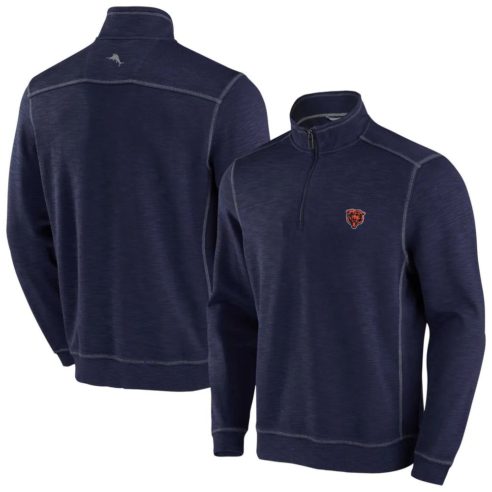 Chicago Bears Sideline Men's Nike NFL 1/2-Zip Hooded Jacket.