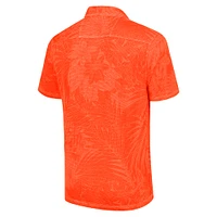 Men's Tommy Bahama Orange Chicago Bears Big & Tall Santiago Paradise Polo