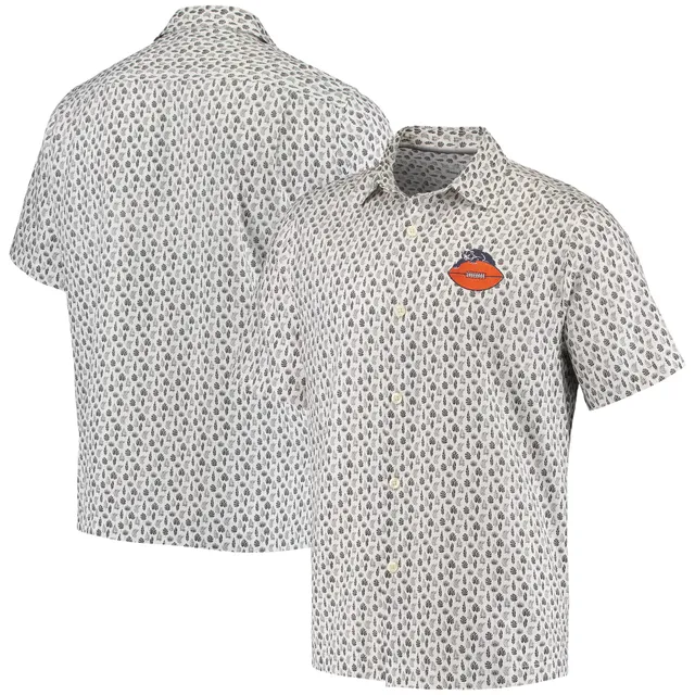 Men's Tommy Bahama White Ole Miss Rebels Al Fresco Tropics Jacquard  Button-Up Shirt