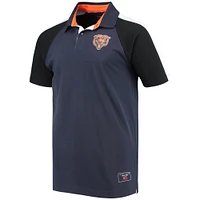 Polo à manches raglan Tommy Hilfiger Chicago Bears Holden pour homme bleu marine/blanc