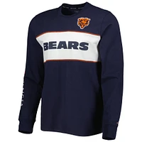 T-shirt à manches longues Tommy Hilfiger Chicago Bears Peter Team bleu marine pour homme