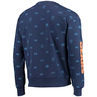 Men's Tommy Hilfiger Navy Chicago Bears Reid Graphic Pullover Sweatshirt