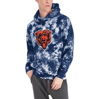 Men's Tommy Hilfiger Navy Chicago Bears Stanley Tie-Dye - Pullover Hoodie