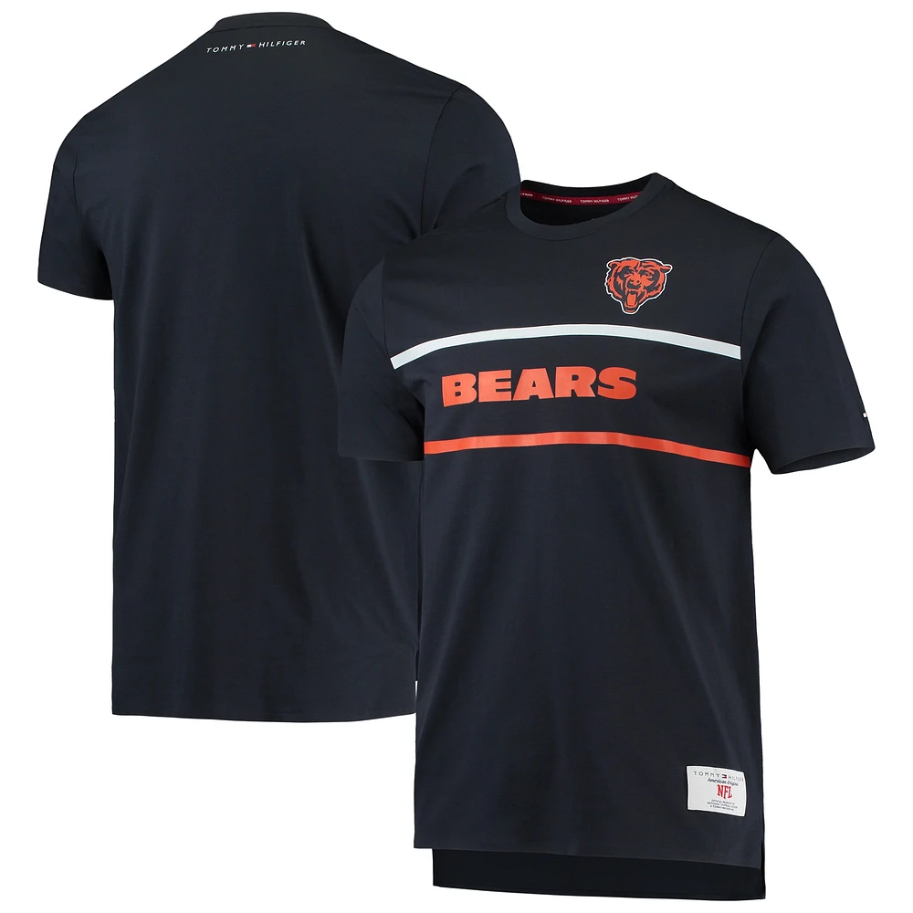 T-shirt Tommy Hilfiger bleu marine Chicago Bears The Travis pour homme