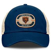 Men's Top of the World Navy Chicago Bears Team Patch Adjustable Hat