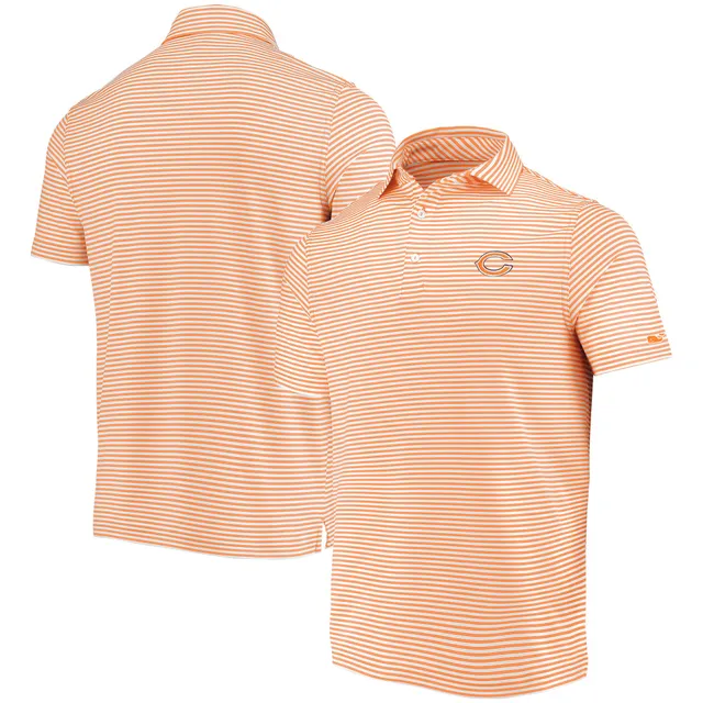 Lids Cleveland Browns Vineyard Vines Winstead Striped Polo - Gray/White