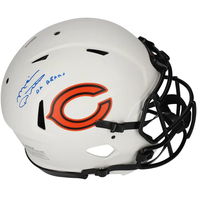 Dick Butkus Mike Singletary & Brian Urlacher Chicago Bears Autographed  Throwback Riddell Authentic Helmet with HOF