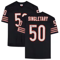 Lids Mike Singletary Chicago Bears Fanatics Authentic Autographed Mitchell  & Ness Navy Replica Jersey with 'HOF 98' Inscription