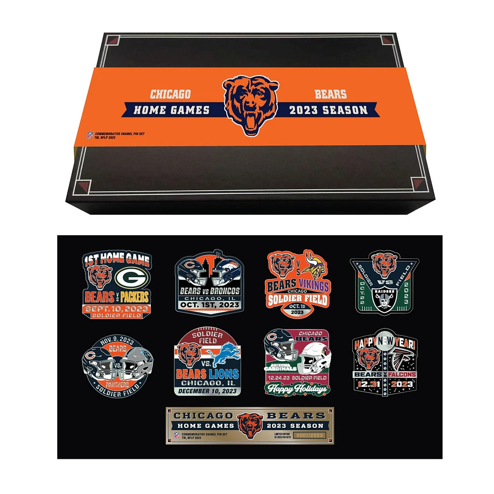 MOJO Chicago Bears 2023 Game Day Pin Collector Set