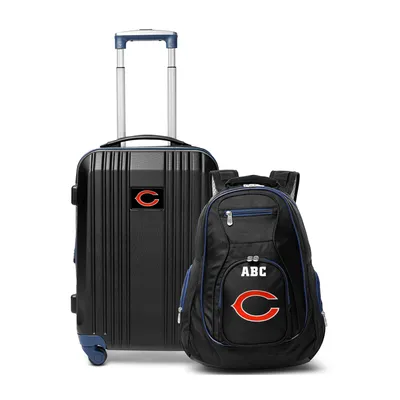 Chicago Bears MOJO Personalized Premium 2-Piece Backpack & Carry-On Set
