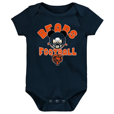 Chicago Bears Newborn & Infant Disney Lil Champ Bodysuit - Navy