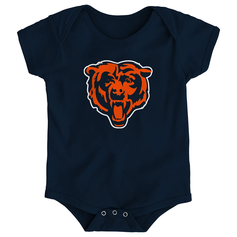 Newborn & Infant Navy Chicago Bears Team Logo Bodysuit