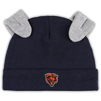 Newborn & Infant White/Navy Chicago Bears Dream Team Bodysuit Pants Hat Set