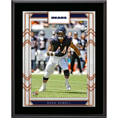 Plaque de joueur sublimée Noah Sewell Chicago Bears 10,5" x 13"