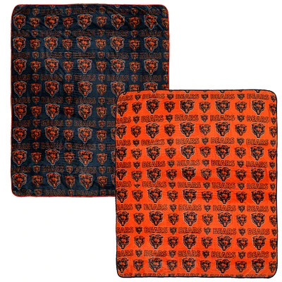 Ensemble de couvertures Pegasus Chicago Bears 60" x 70" Home & Away deux pièces