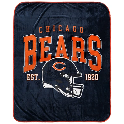 Couverture ultra douce Pegasus Chicago Bears Vintage Arch 50" x 60"