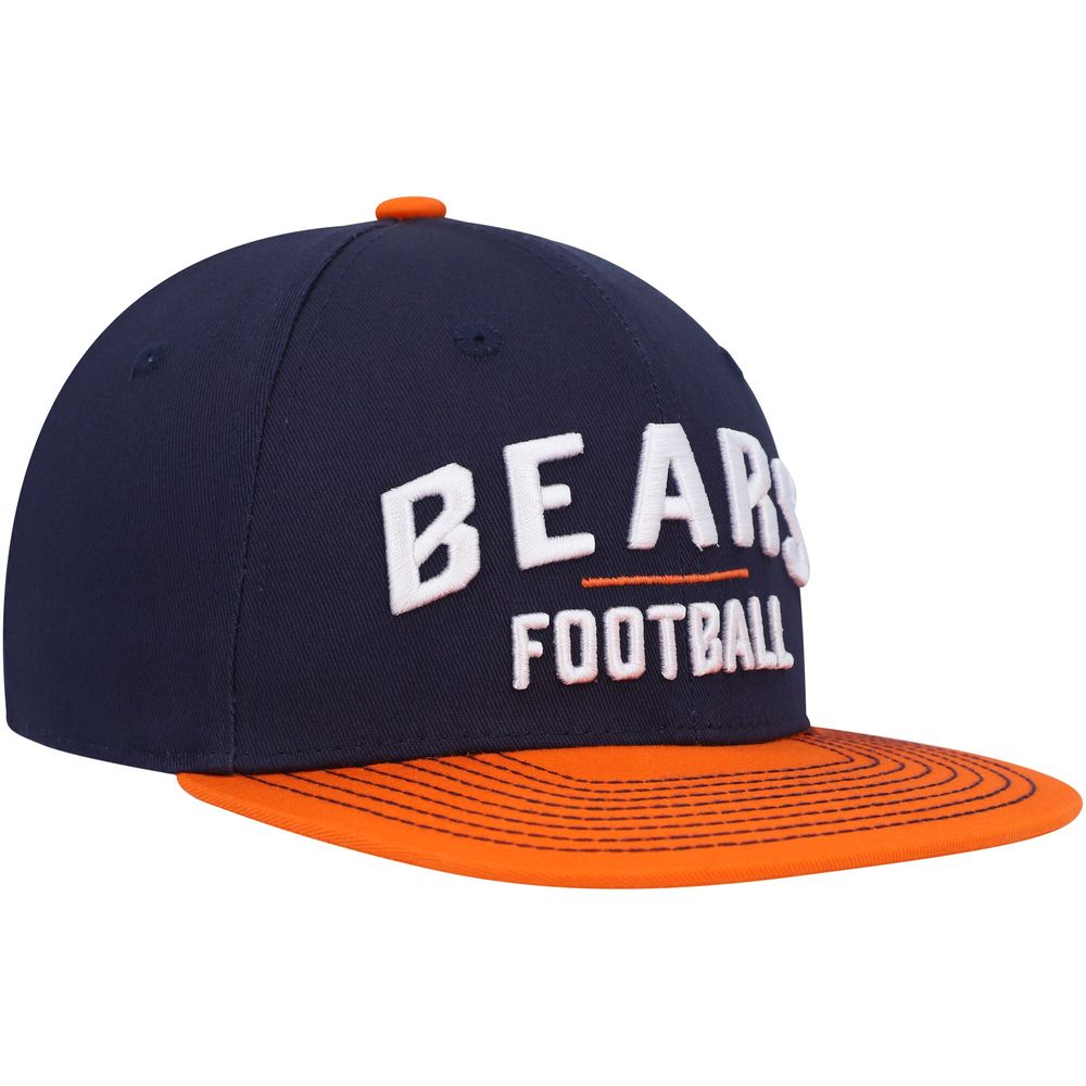 Preschool Navy/Orange Chicago Bears Lock Up Snapback Hat