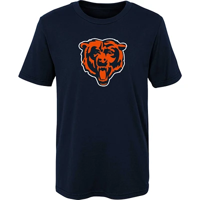 Preschool Navy Chicago Bears Primary Logo T-Shirt