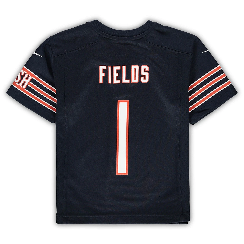 Preschool Nike Justin Fields Navy Chicago Bears Game Jersey