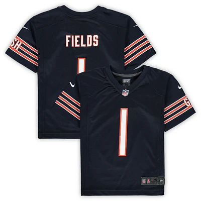Preschool Nike Justin Fields Navy Chicago Bears Game Jersey