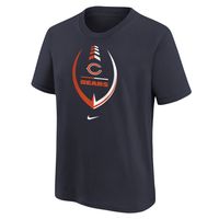 Preschool Nike Navy Chicago Bears Icon Wordmark - T-Shirt