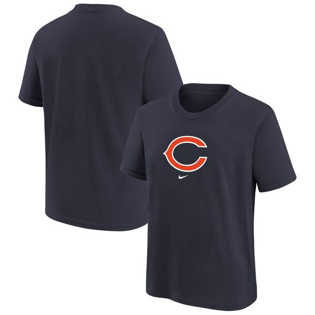 T-shirt préscolaire Nike bleu marine Chicago Bears Team Wordmark