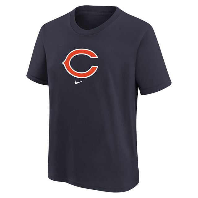 T-shirt préscolaire Nike bleu marine Chicago Bears Team Wordmark