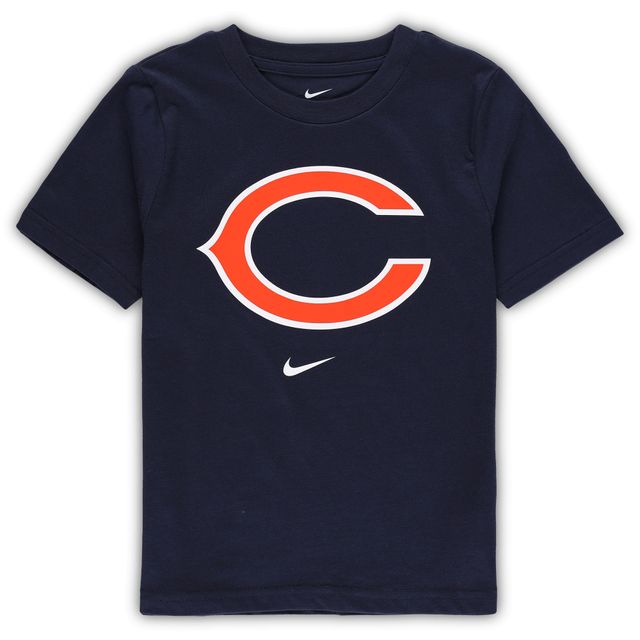 T-shirt préscolaire Nike bleu marine Chicago Bears Team Wordmark