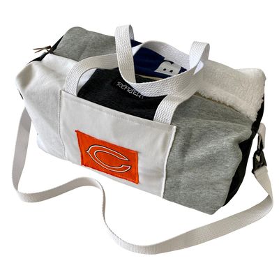 Refried Apparel Chicago Bears Sustainable Upcycled Duffle Bag