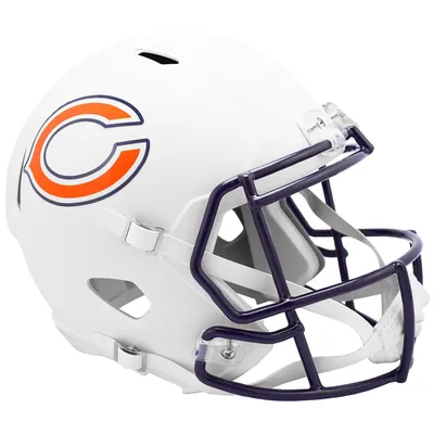Chicago Bears Riddell Flat White Alternate Revolution Speed Replica Football Helmet