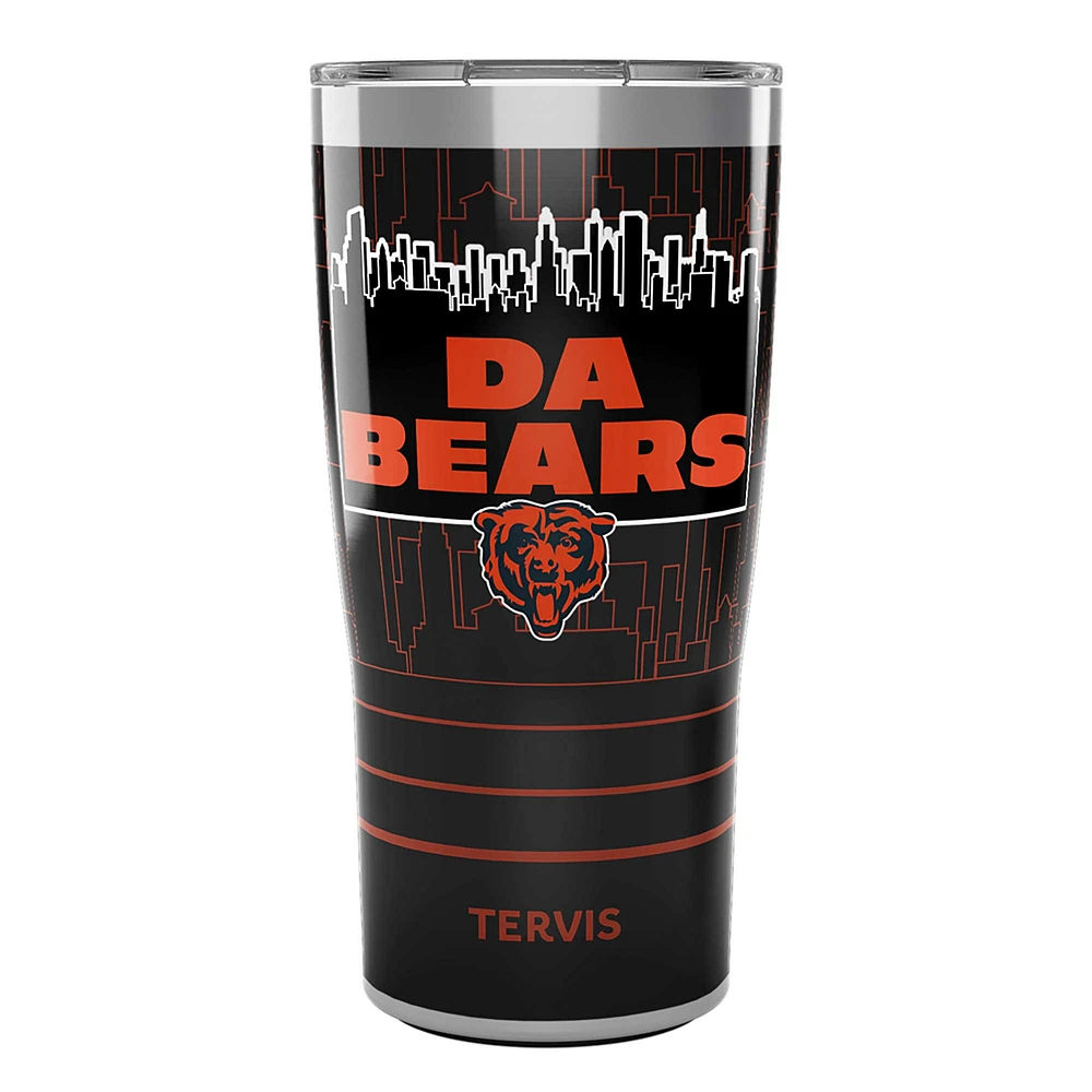 Tervis Chicago Bears 20oz. Gobelet en acier inoxydable avec couvercle coulissant Da Bears