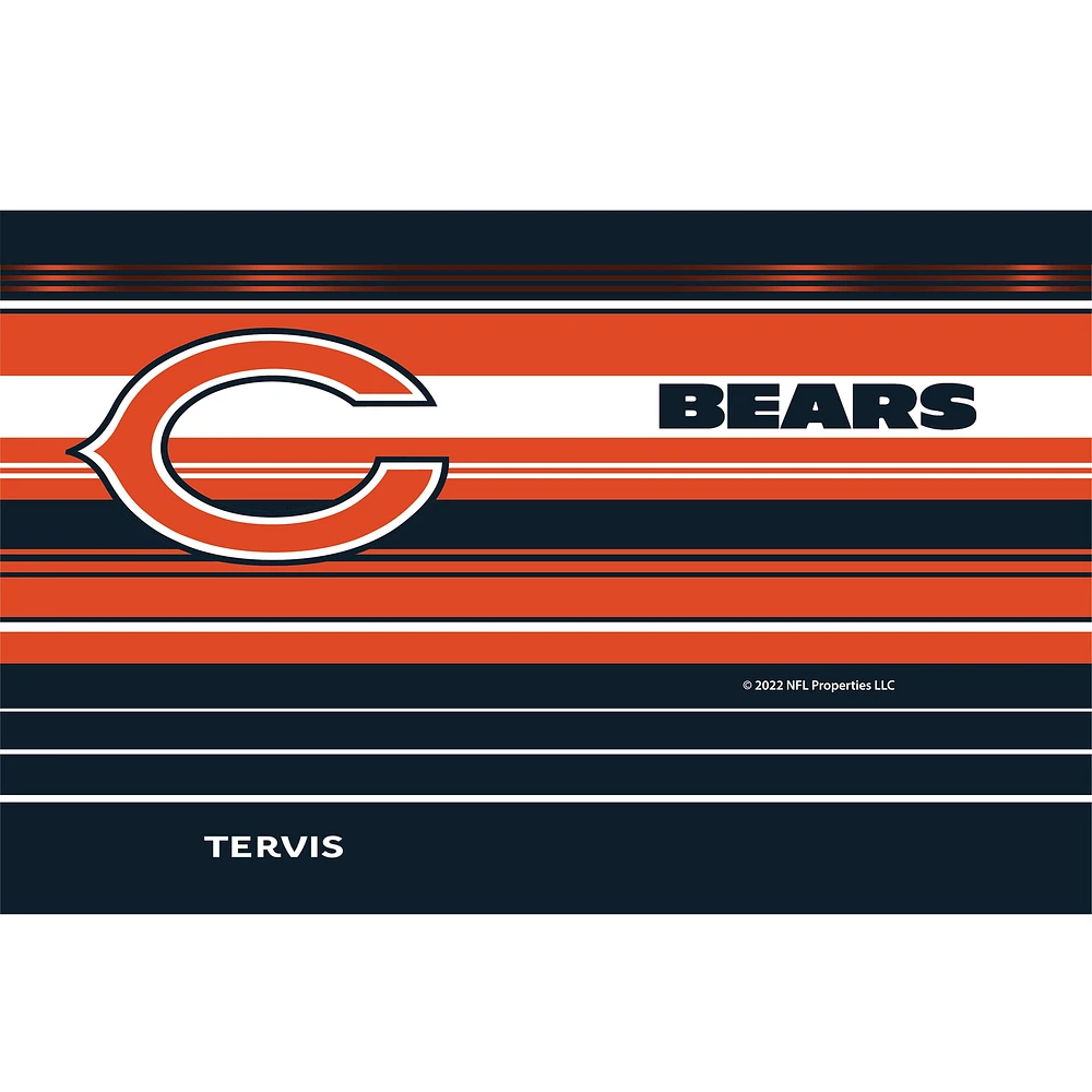 Tervis Chicago Bears 30oz. Gobelet à rayures Hype