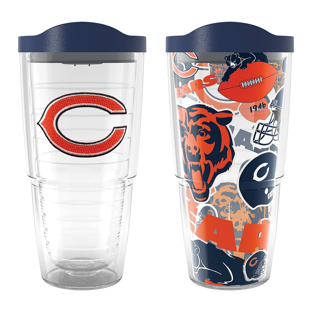 Tervis Chicago Bears NFL Lot de 2 allover et emblème