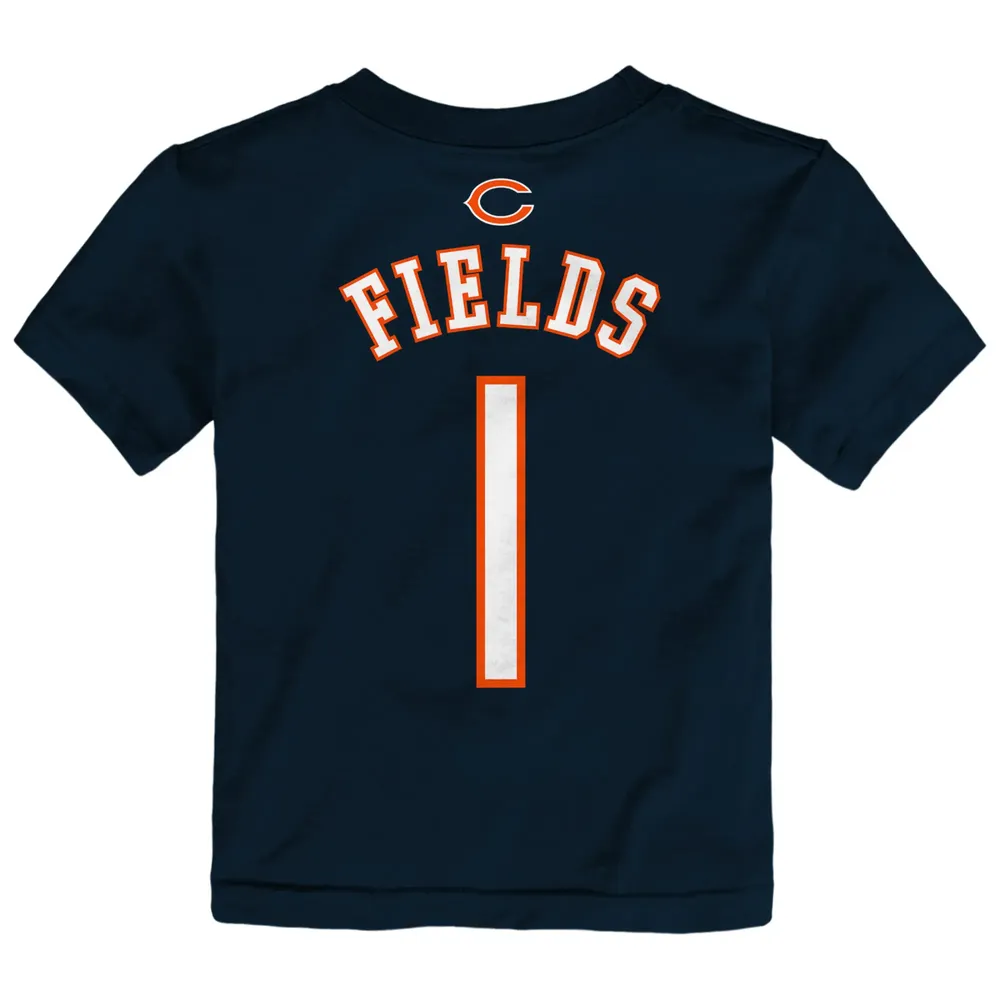 Fanatics Chicago Bears Justin Fields Name & Number T-Shirt