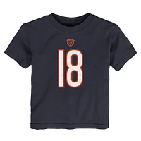 Toddler Nike Caleb Williams Navy Chicago Bears Player Name & Number T-Shirt