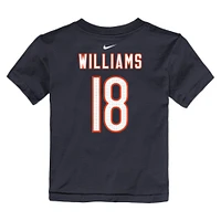 Toddler Nike Caleb Williams Navy Chicago Bears Player Name & Number T-Shirt