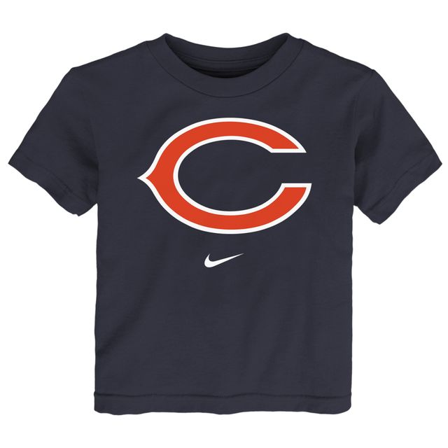 Nike pour tout-petit Chicago Bears Icon Logo - T-shirt bleu marine