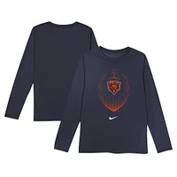 Toddler Nike Navy Chicago Bears Legend Icon Long Sleeve T-Shirt