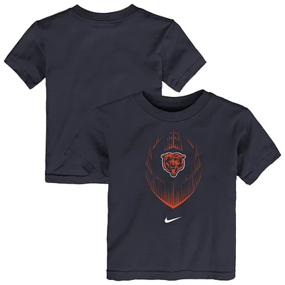 T-shirt Nike bleu marine pour enfant Chicago Bears Legend Icon Performance