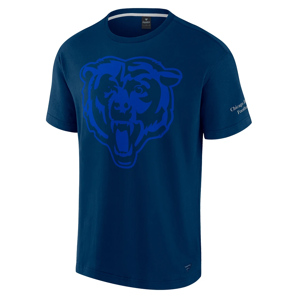 Unisex Fanatics  Navy Chicago Bears Elements Iconic T-Shirt