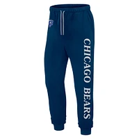 Pantalon de jogging unisexe en polaire Fanatics bleu marine Chicago Bears Elements Phenom