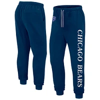 Pantalon de jogging unisexe en polaire Fanatics bleu marine Chicago Bears Elements Phenom