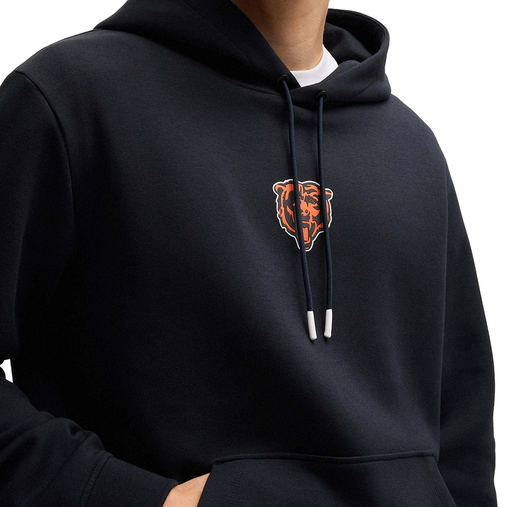 Unisex Hugo Boss Navy Chicago Bears Woodson Tri-Blend Hoodie