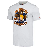 T-shirt unisexe NFL x Homage Beavis and Butt-Head Ash Chicago Bears Tri-Blend