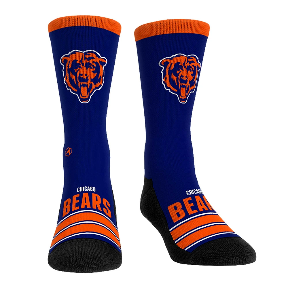 Unisex Rock Em Socks Chicago Bears Gametime Stripe Crew